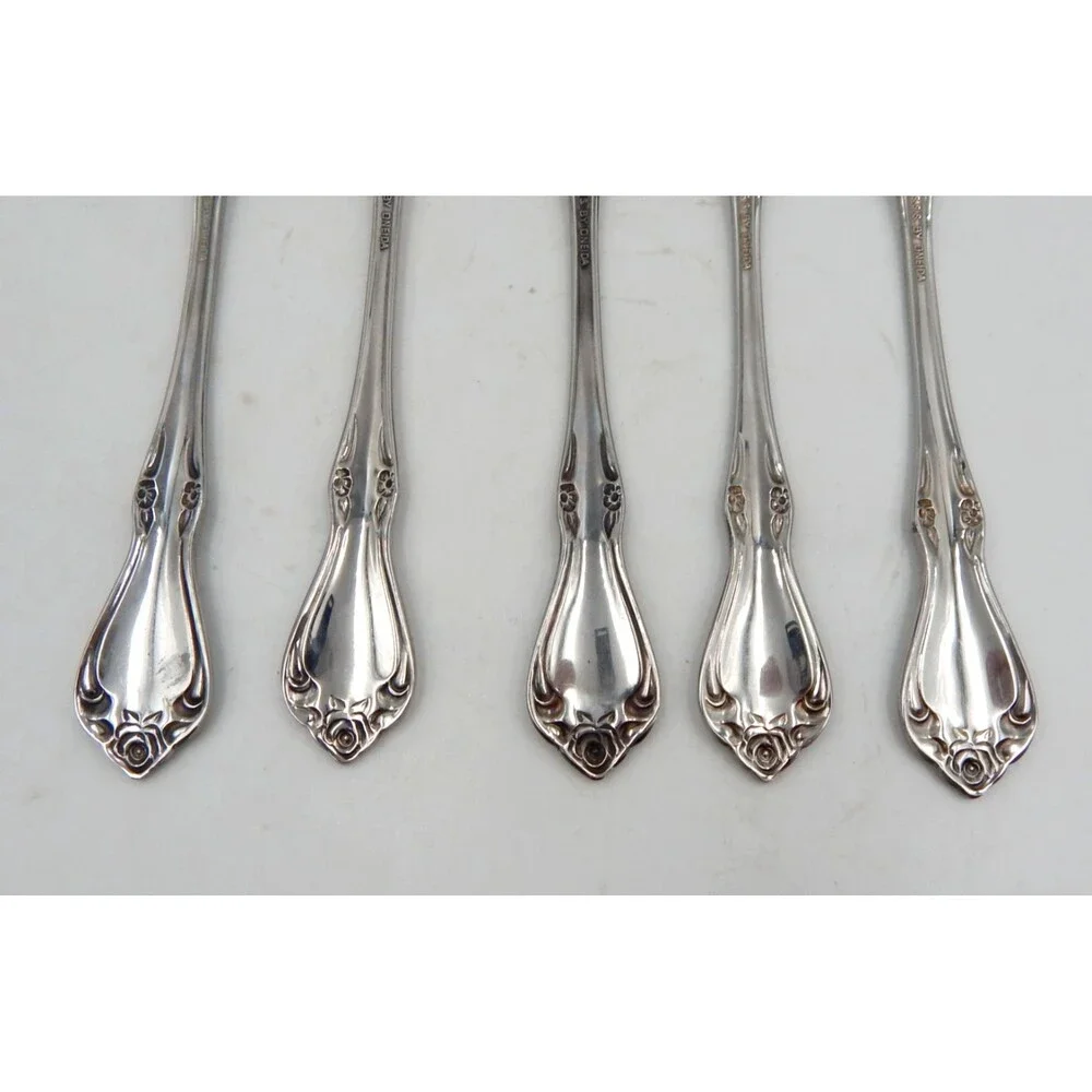 Oneida SSS Celebrity Dinner Place Entree Fork Stainless Flatware S/5 Replacement
